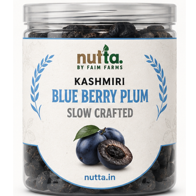 Kashmiri Blue Berry Plum | Natural Himalayan Plum Berries | Rich in Antioxidants | Healthy Dry Fruit Snack | 250g Faim farms