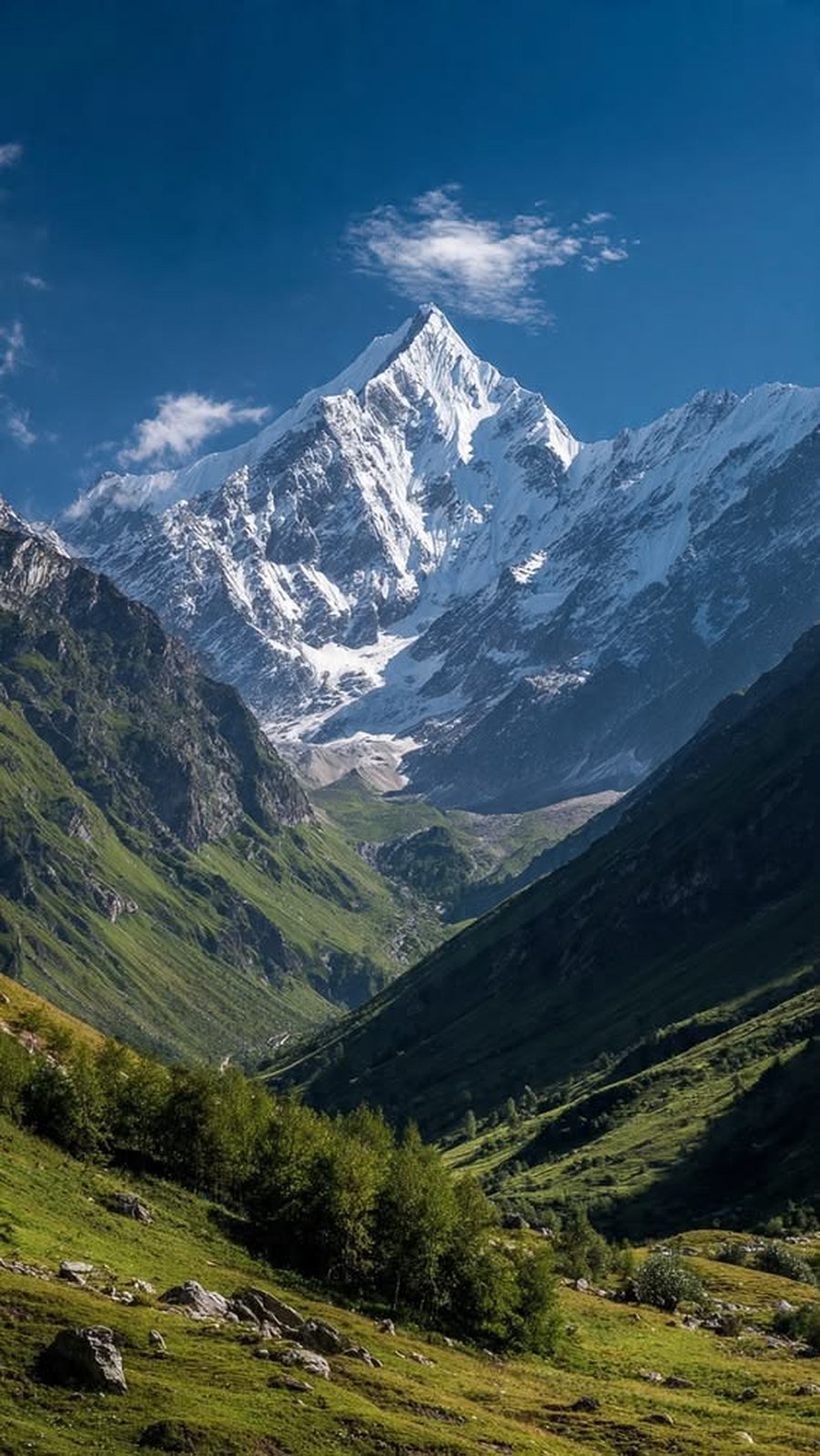 The mountains above Kupwara, Kashmir