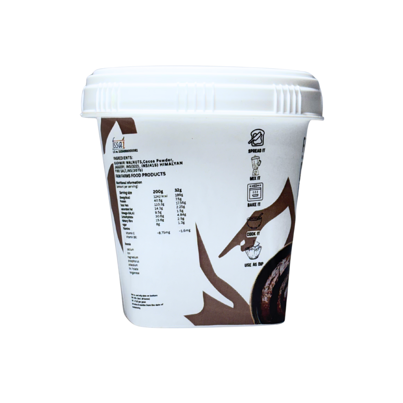 Chocolate walnut butter