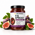 Faim Farms Fig Spread  200g | Kashmiri Fig Jam|Honey Sweetened | No Palm Oil| Vitamin Rich Healthy Fruit Spread for Bread, Toast, Roti & Pancakes
