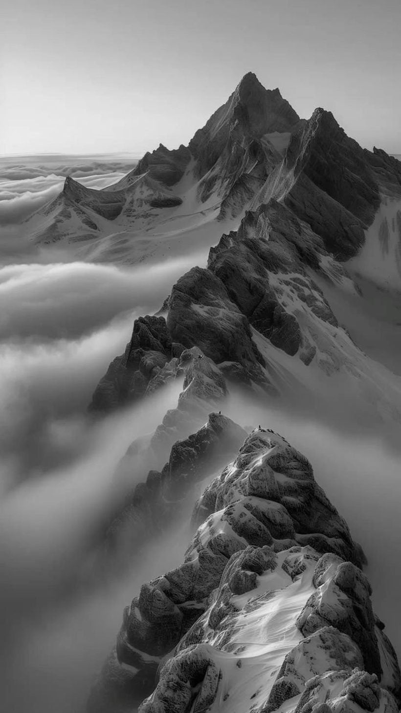 The Himalayan peaks above Kupwara, Kashmir